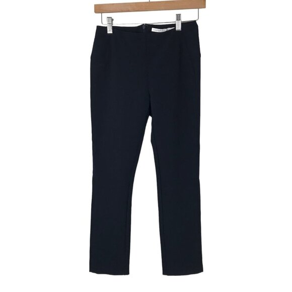 Veronica Beard Zip Back Scuba Pants In Navy Size 2 - Picture 3 of 9
